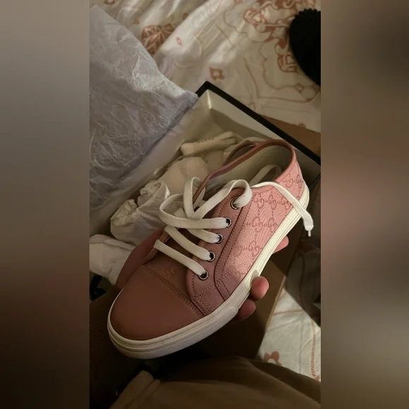 Gucci Pink Women's Sneakers - Picture 1 of 6